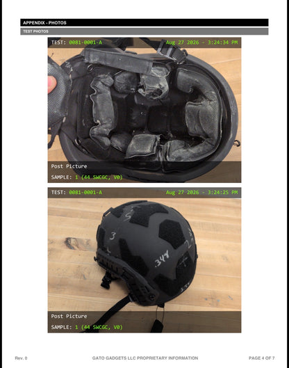 Gato High-Cut Ballistic Helmet IIIA *Introductory Price*